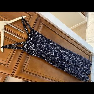 Blue polka dot dress from urban outfitters